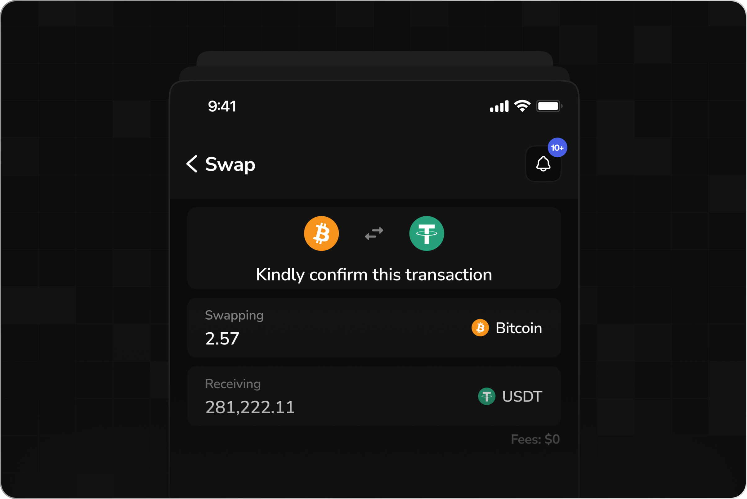 BTC to USDT: Convert Bitcoin BTC to Tether USDT/ Swap BTC to USDT on  ZendWallet