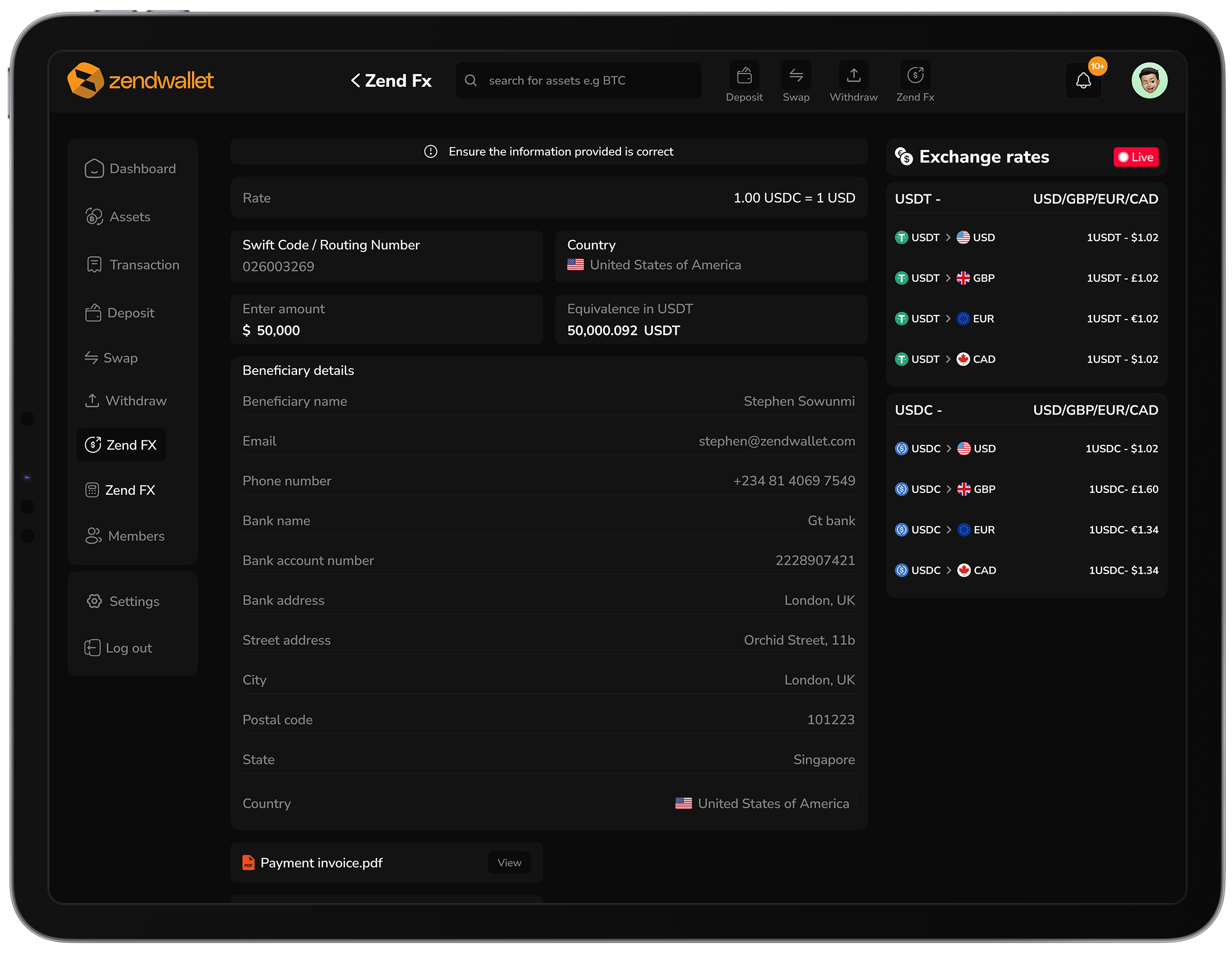 Fast & Low-Cost Cross-Border Payments for Trade | ZendFX