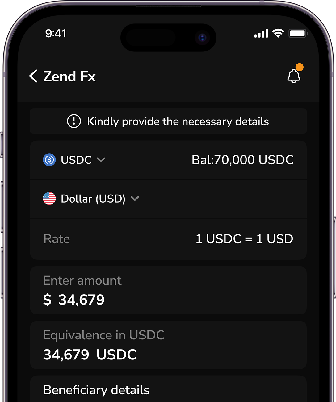 How to Send Money US dollars to China Using USDC with ZendWallet
