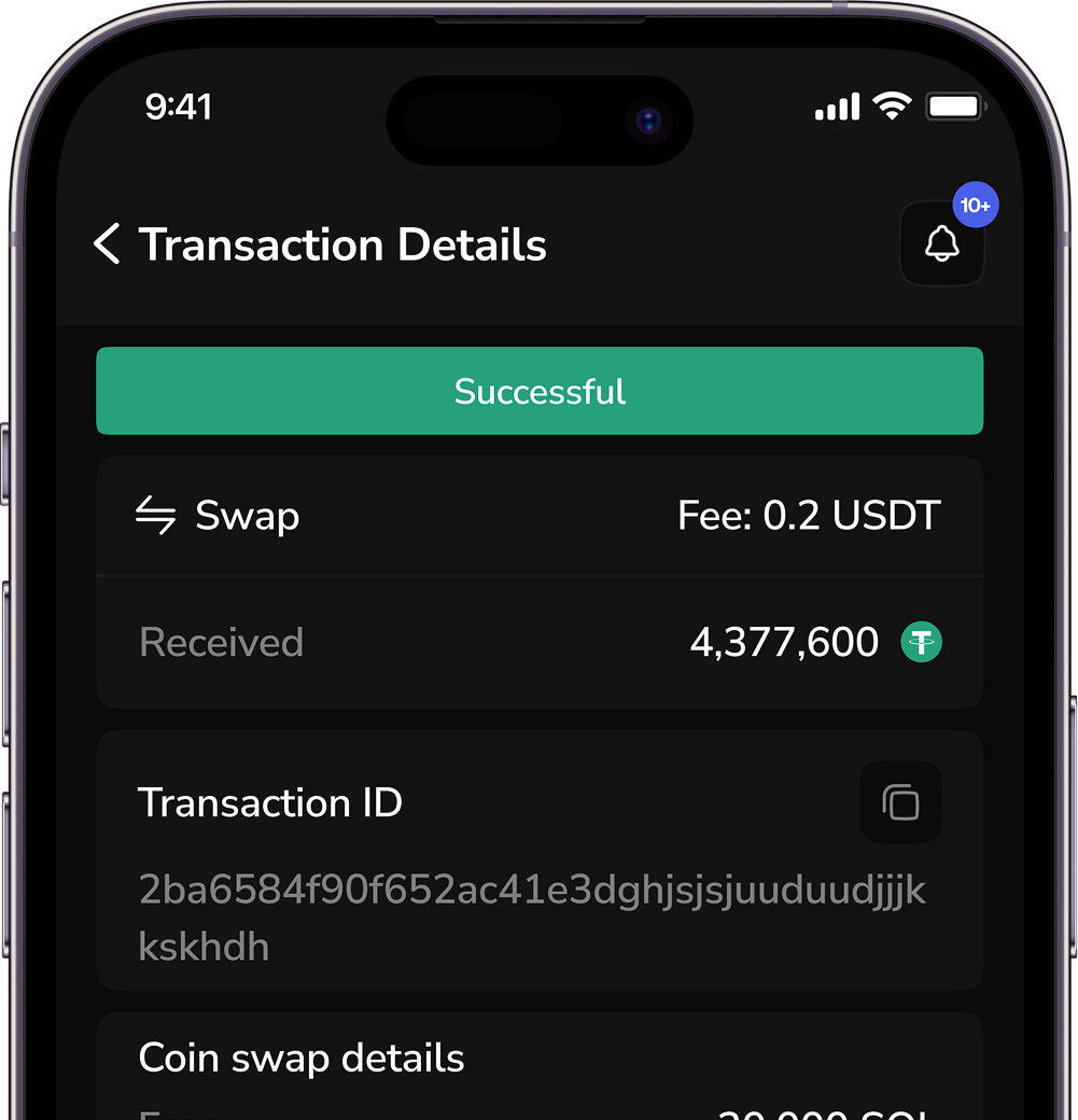 SOL to USDT: Convert Solana SOL to Tether USDT Fast SOL to USDT Swap on  ZendWallet